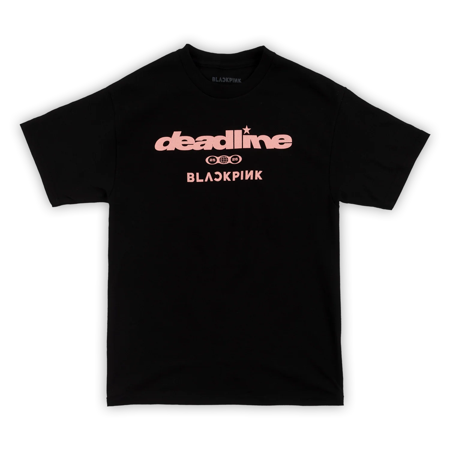 BLACKPINK Continent Logo Tee Black