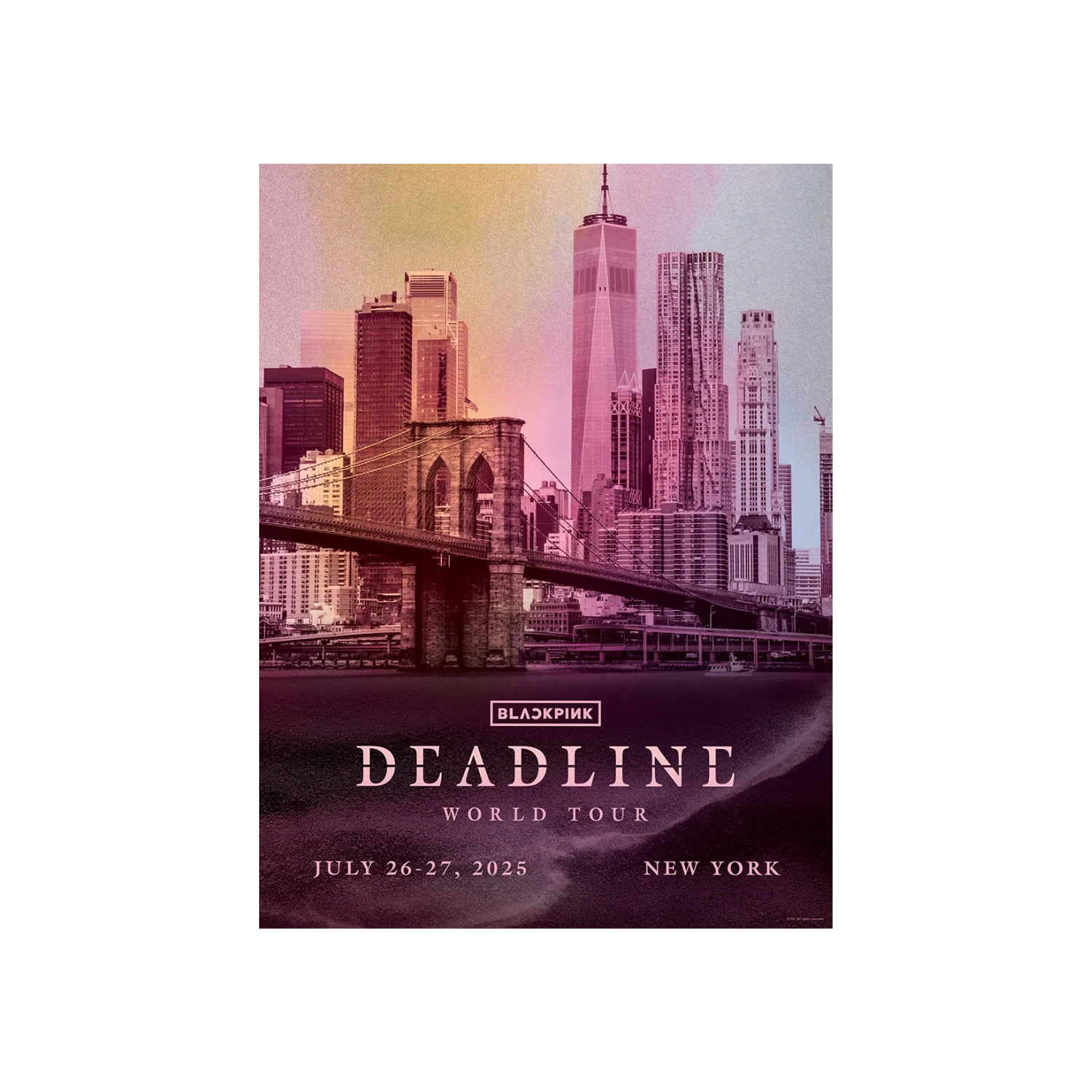 BLACKPINK Exclusive Poster_NYC